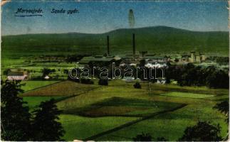 1918 Marosújvár, Uioara, Ocna Mures; szóda gyár / soda factory (kopott sarkak / worn corners)