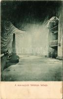 Marosújvár, Uioara, Ocna Mures; sóbánya belső. Füssy J. kiadása / salt mine interior (EK)