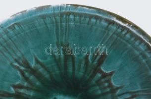 Iparművész falitál, jelzett, hibátlan, d: 28 cm