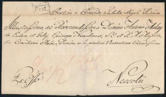 1820 Ex offo levél "Pest." - Neosolü