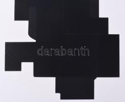 Hetey Katalin (1924-2010): Kompozíció. Szitanyomat, papír. Jelzett. Számozott (29/40). Lapméret: 54x...