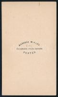 1864 Tormayné Barkassy Hermine (1846-1920), Tormay Cécile édesanyja és Szemere Mária (1846-1920), ke...