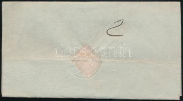 1848 Hivatalos levél / Official cover "CSATÁD" - Szőreg (Gudlin 200 p)