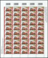 2010 Formula 1. Magyar nagydíj teljes ív. Az ívszéli feliratok miatt az íveket feltépték, ezért ritka! (elméleti katalógus ár 42.000)