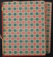 Modern bélyegek blokkok nélkül 2 db 12 fekete lapos, A/4-es berakóban