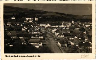 1943 Szászlekence, Lekence, Lechnita, Lechnitz; látkép / general view. photo (EK)