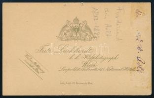 cca 1870 Carl Ferdinand von Arlt (1812-1887) osztrák orvos, keményhátú fotó Luckhardt műterméből, 10...