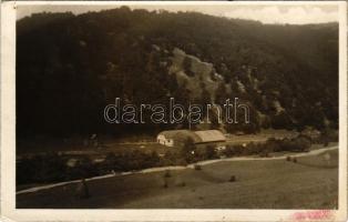 1930 Kudzsir, Kudsir, Cugir; Fűrésztelepi részlet. Gyöngyösy Gy. kiadása / sawmill, forest industry (fl)