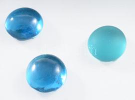 45 dkg kék üveg félgolyó dísz