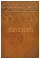 Reményi József (1887-1977) 1908. "Kalotaszeg" kétoldalas bronz plakett, Éremkedvelők Egyes...