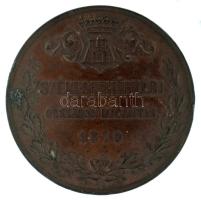 1879. "Székesfehérvári Országos Kiállítás 1879" bronz, kétoldalú, vert emlékérem (50mm) T:...