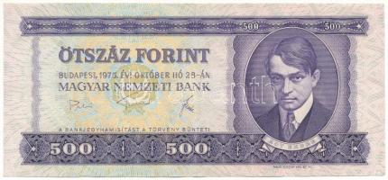 1975. 500Ft "E 037 026791" T:F ropogós papír Adamo F41