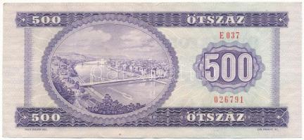 1975. 500Ft "E 037 026791" T:F ropogós papír
Adamo F41