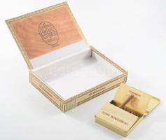 Carbajal Habanas szivaros doboz, benne Henri Wintermans szivar tartalommal.