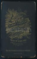 1886 Kuszkó István (1860-1936) az Athlétikai Club jegyzője, keményhátú fotó a Dunky fivérek kolozsvá...
