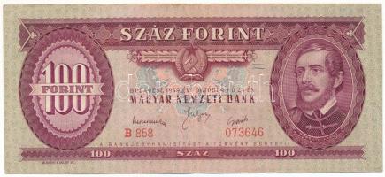 1949. 100Ft "B 858 0736464" T:XF Hungary 1949. 100 Forint "B 858 0736464" C:XF Adamo F28
