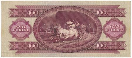 1957. 100Ft "B 549 006510" T:F szép papír
Adamo F29