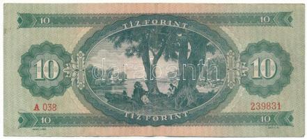 1949. 10Ft "A 038 239831" T:F ropogós papír
Adamo F3