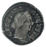 Római Birodalom 161-175. / II. Faustina / Róma / Denarius Ag (3,02g) T:XF Roman Empire 161-175. / Faustina II / Rome / Denarius Ag "FAVSTINA AVGVSTA / SAECVLI FELICIT" draped throne on which there are two baby boys, Commodus and his brother T. Aurelius Fulvus Antoninus (3,02g) C:XF RIC III 712, Seaby RSC II 191