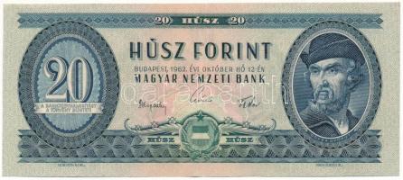1962. 20Ft "C 082 057374" T:F szép papír Adamo F13