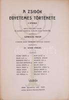 Szabolcsi Miksa (szerk.): A zsidók egyetemes története 6 kötetben. Graetz nagy műve alapján és külön...