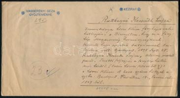 1867-1898 Leövey Klára (1821-1897) nevelőnő portréja, Ruttkay Lujza tanúsítványával, 18×11 cm