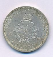 1936. 2P Ag "Liszt" T:AU patina Adamo P7.3