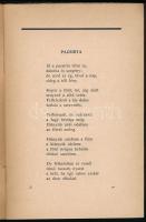 Erdélyi József: Kökényvirág. Költemények. Petúr László (1904-1973) írónak DEDIKÁLT! Pápa, 1930. Kiad...
