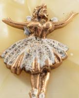 Balerinás medál, 3,5x3 cm