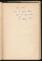 Hill, Geoffrey: For the Unfallen. Poems 1952-1958. DEDIKÁLT! 1959, André Deutsch. Kiadói kartonált k...