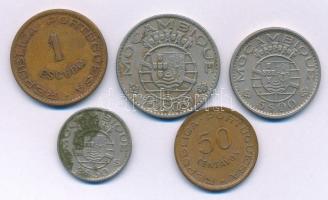 Mozambik 1973-1974. 50c-10E (5xklf) T:XF,VF
Mozambique 1973-1974. 50 Centavos - 10 Escudos (5xdiff)...