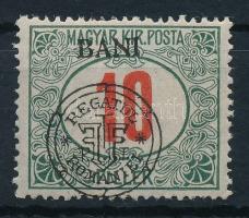 Kolozsvár 1919 Portó 10f, BANI felül / Mi P 6I. shifted overprint
Signed: Bodor