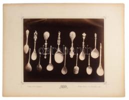 cca 1900 Erdélyi Mór 14 db nagyméretű fotója Glück Frigyes gyűjteményéről, Budapest, 22×29 cm