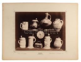 cca 1900 Erdélyi Mór 14 db nagyméretű fotója Glück Frigyes gyűjteményéről, Budapest, 22×29 cm