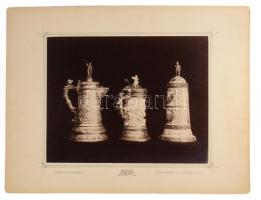 cca 1900 Erdélyi Mór 14 db nagyméretű fotója Glück Frigyes gyűjteményéről, Budapest, 22×29 cm