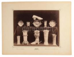 cca 1900 Erdélyi Mór 14 db nagyméretű fotója Glück Frigyes gyűjteményéről, Budapest, 22×29 cm