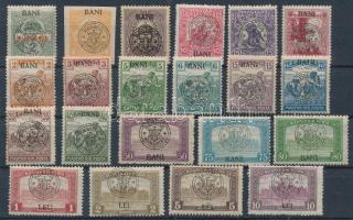 Kolozsvár 1919 21 db bélyeg / 21 stamps Signed: Bodor