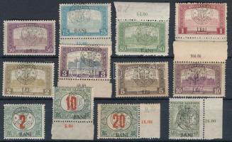 Kolozsvár 1919 12 db bélyeg / 12 stamps Signed: Bodor