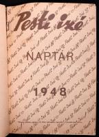 1931-1948 Vegyes évkönyv, naptár tétel, 3 db: 
1931 Az Athenaeum almanachja. Szerk.: Erényi András....