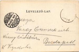 1899 Árvaváralja, Árva-Váralja, Oravsky Podzámok; vár / castle (Rb)