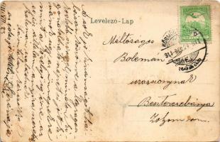 1911 Körmöcbánya, Kremnitz, Kremnica; Zólyomvölgy utca. Ritter Lipót J. kiadása / street view (kopot...