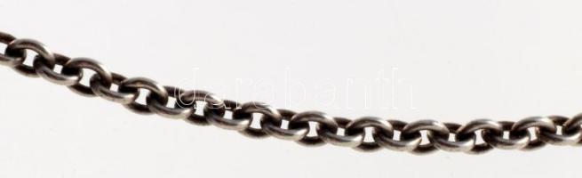 Ezüst (Ag) nyaklánc, jelzés nélkül, nettó 12g