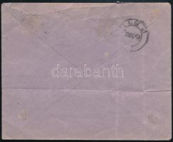 1919 Levél nagyváradi 20f párral és román segélybélyeggel Kolozsvárra küldve / Cover with pair and c...