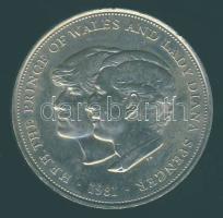 Kanada 1981. "Károly és Diana házassága" Ag emlékérem T:2 28g pici ph.