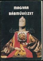 Magyar bábművészet, 16 db fekete-fehér képtáblát tartalmazó mappa, kísérőfüzettel (teljes), 20x14 cm