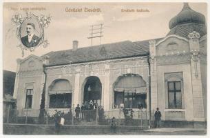 1914 Élesd, Alesd; Erzsébet szálloda, Nagy Lajos vendéglős, kiadja Wilhelm Wagner Fia / hotel (gyűrődés / crease)