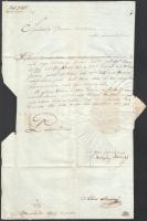 1818 Gróf Mailáth József és Semsey Jób által aláírt hivatalos levél