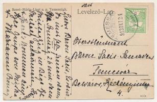 1913 Ötvény, Utvin (Temes); Szent-Mária-Liget (Szentmárialiget), Kovács kúria, kastély (a későbbi tu...