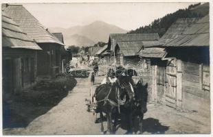 Borsabánya, Baia Borsa, Baile Borsa (Máramaros); utcakép / street view. photo