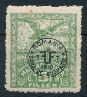 Debrecen II. 1920 5f kréta papíron, "151" lemezhibával / Mi 79y with plate variety Signed: Bodor